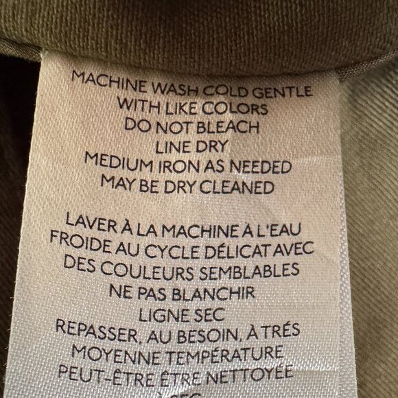 NWT Anthropologie by Pilcro Olive Green Utility/Military Jacket in Women's 1X - Picture 16 of 16